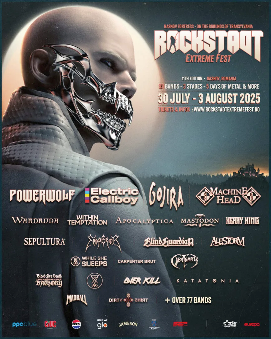 Rockstadt Extreme Fest 2025. Cel mai mare festival de rock & metal revine în vara aceasta la Râșnov