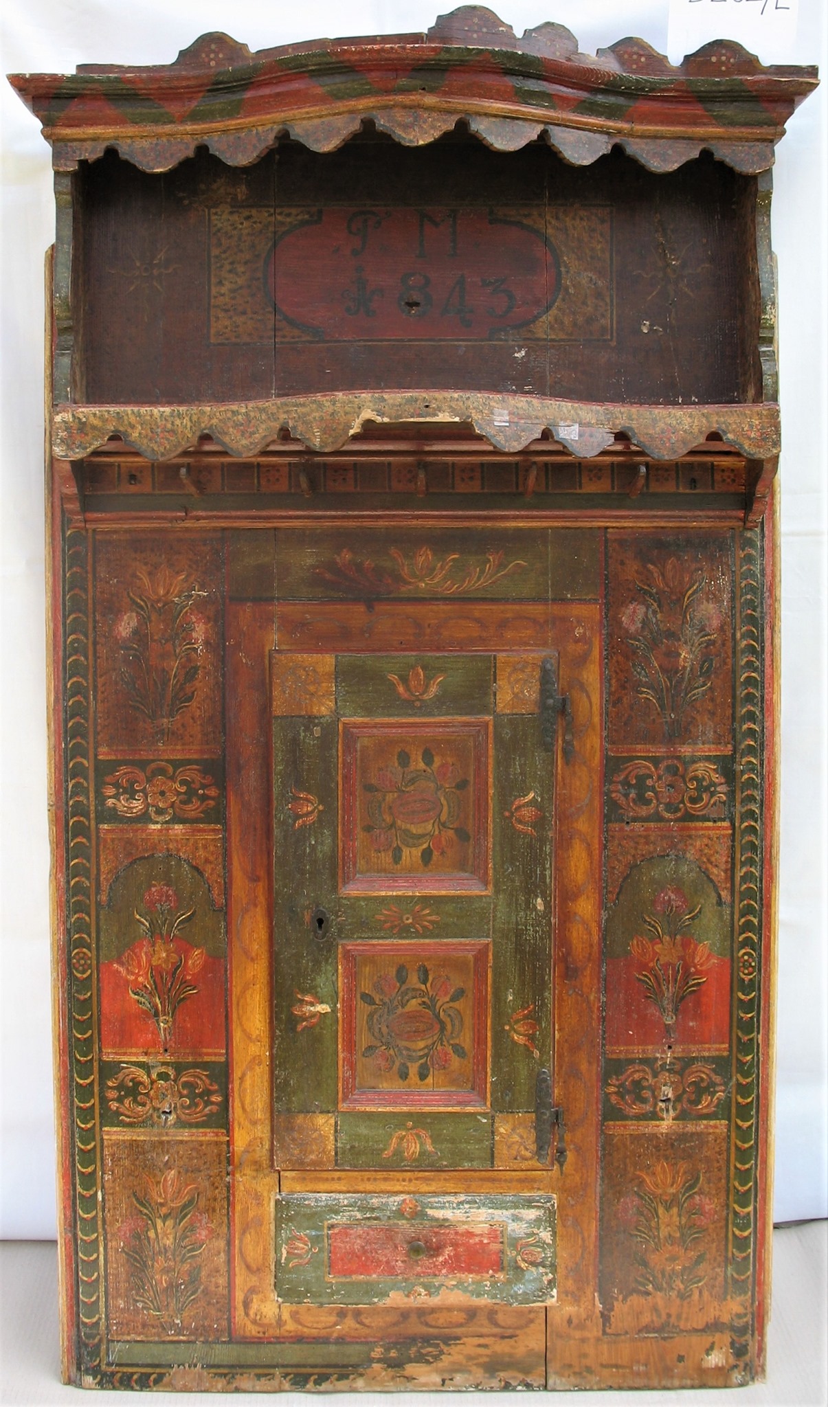 Armuroi săsesc pictat, 1843, localitatea Criț, județul Brașov,