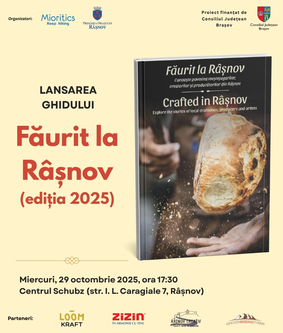 Lansarea ghidului „Făurit la Râșnov – ediția 2025”