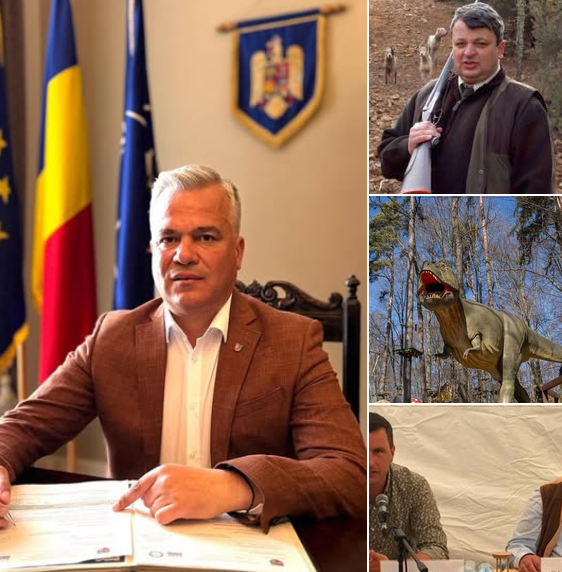 Mihai Goţiu : Adrian Veștea este prieten al super-vânătorilor și al clanurilor din Romsilva. Legatura cu mega afacerea Dino Parc al lui Sarkany, Adrian Dănuț Apostu si George Gabriel Rozorea